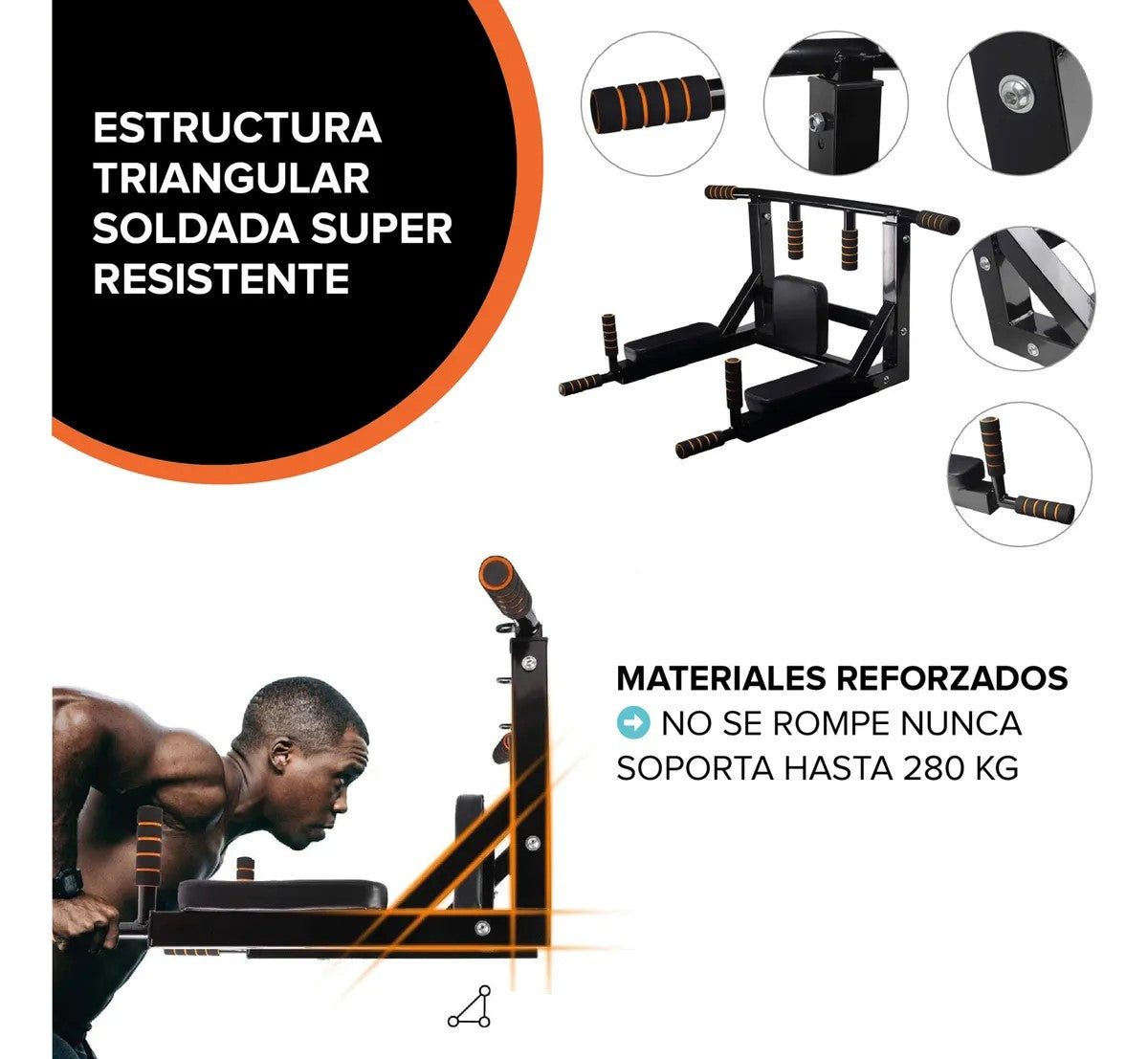 Barra de Dominadas Multifuncional Mendez Sport