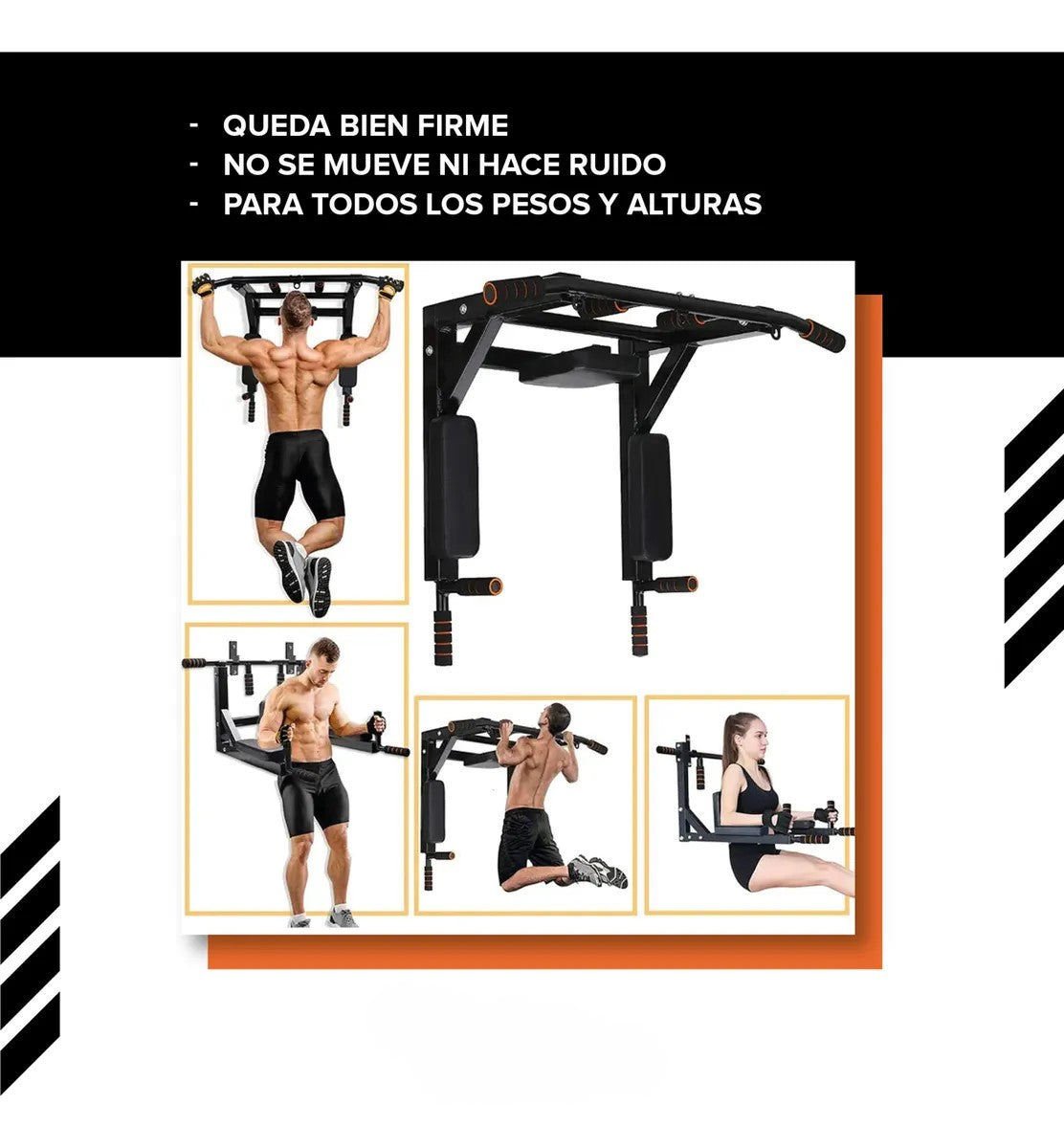Barra de Dominadas Multifuncional Mendez Sport