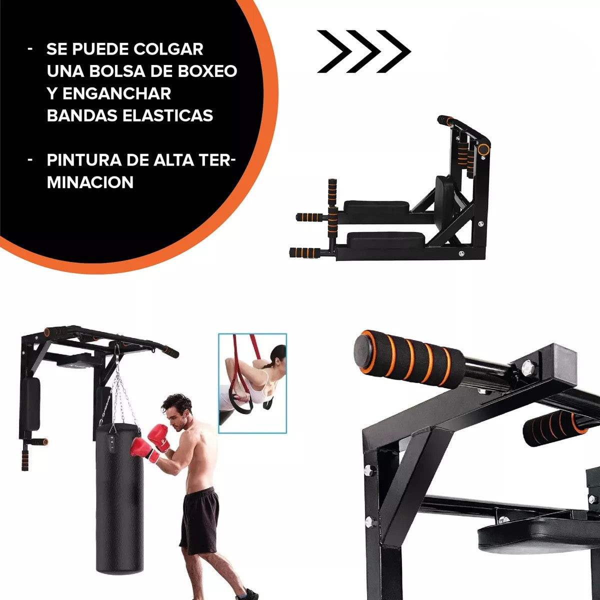 Barra de Dominadas Multifuncional Mendez Sport
